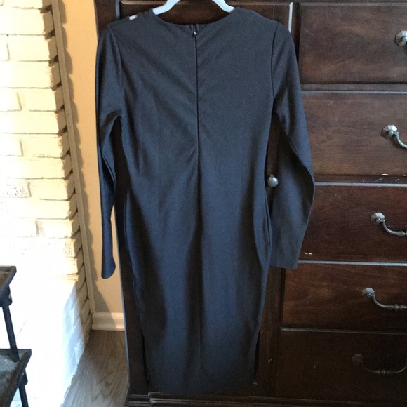 MISSGUIDED Mesh Plunge Neckline Dress - Picture 3 of 6